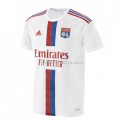 Camisola Olympique Lyonnais Equipamento Primeiro 2022-2023 Manga Corta